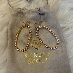 Kendra Scott Elle Open Frame Earrings- Rose Gold